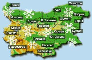 Map of Bulgaria